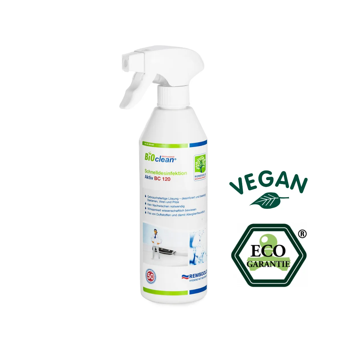 BCP Schnelldesinfektion Aktiv BC 120, 500 ml Flasche