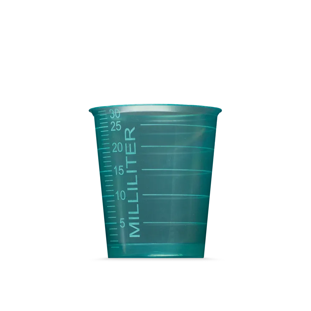 MED COMFORT BASIC Einmal Medizinbecher, 30 ml, grün