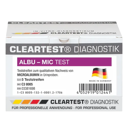Cleartest Albu-Mic Streifentest 30 Stk