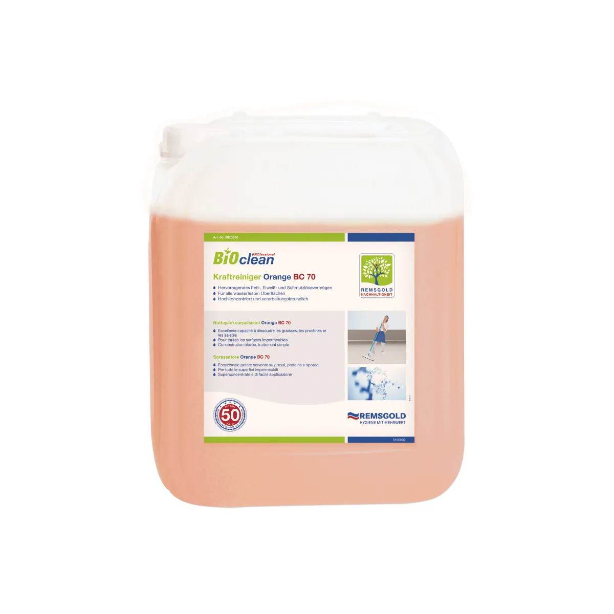 BCP Kraftreiniger Orange BC 70, 10 kg Kanister