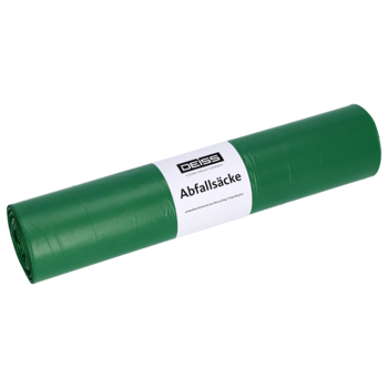 Abfallsäcke aus Recycling-LDPE 575x1000 mm, 70 l, grün