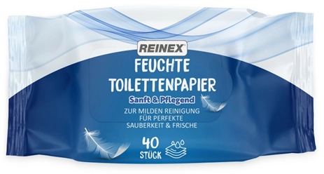 REINEX Feuchtes Toilettenpapier 40er