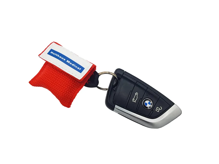 AEROBag Notfallbeatmungstuch mit Schlüsselanhänger