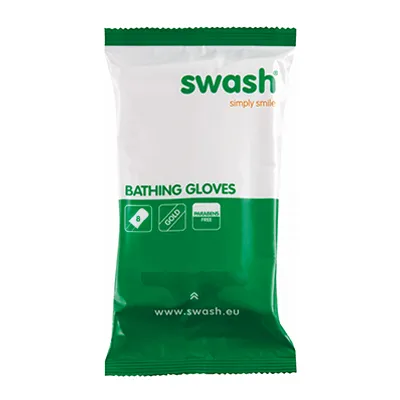 Swash® Bathing Gloves, parfümiert Orange, 8er-Packung 14x22