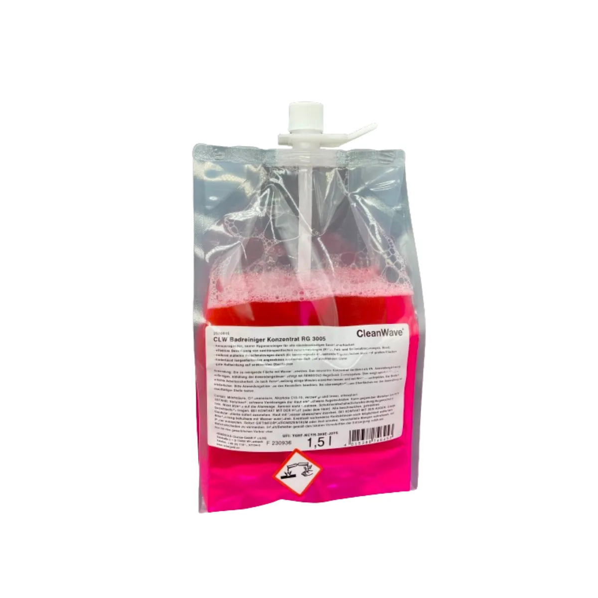 CLW Bad-Reiniger-Konzentrat RG 3005, 1,5 l Beutel