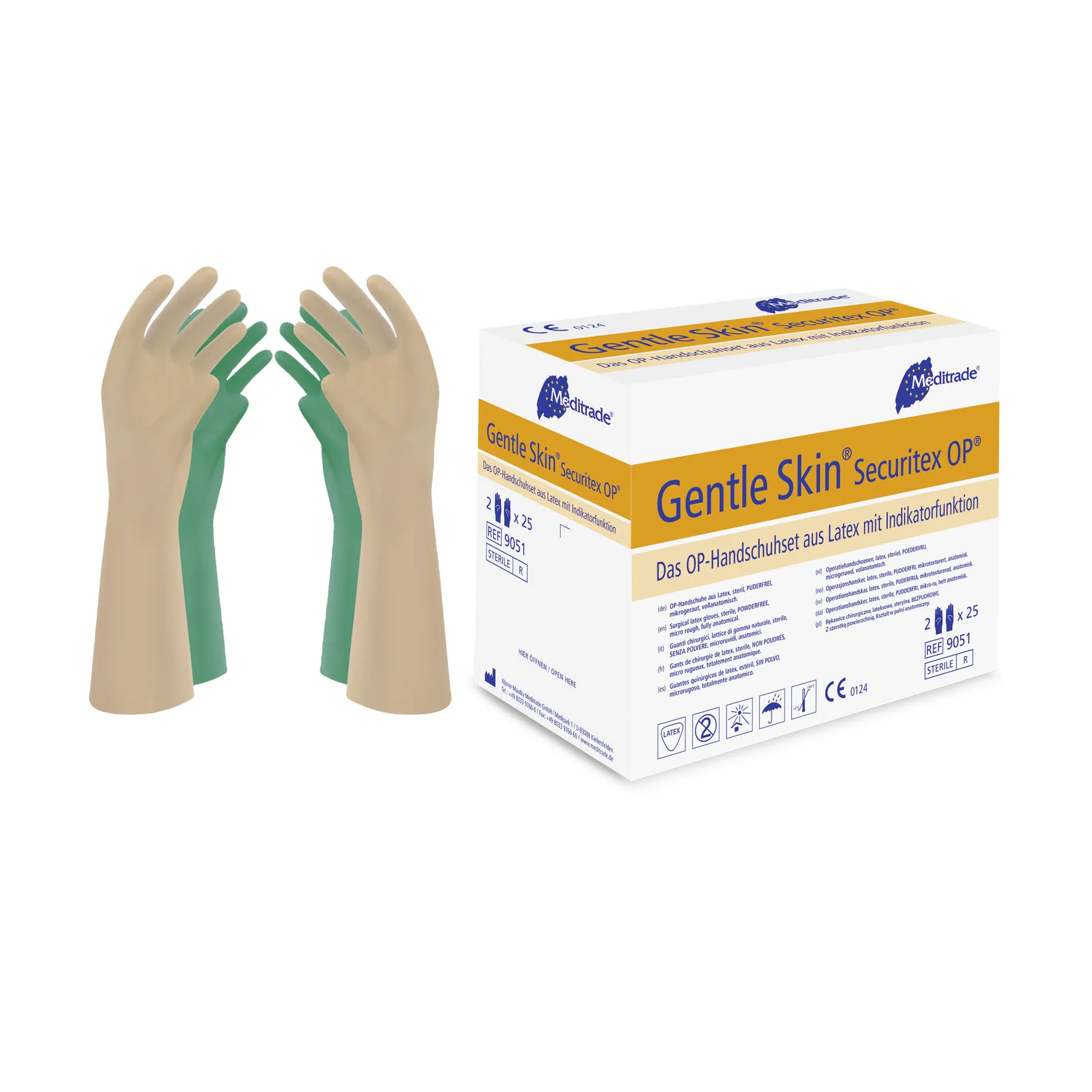 Gentle Skin® Securitex® OP, Handschuhset aus Latex