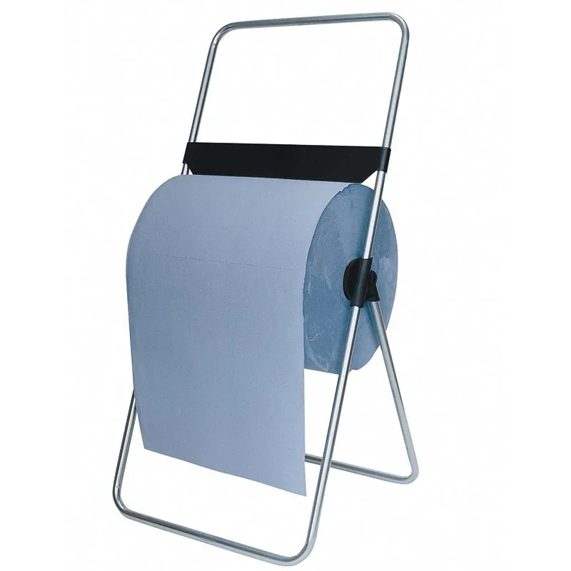 Bodenständer zetMatic® für Putztuchrollen, grau, bis 420 mm