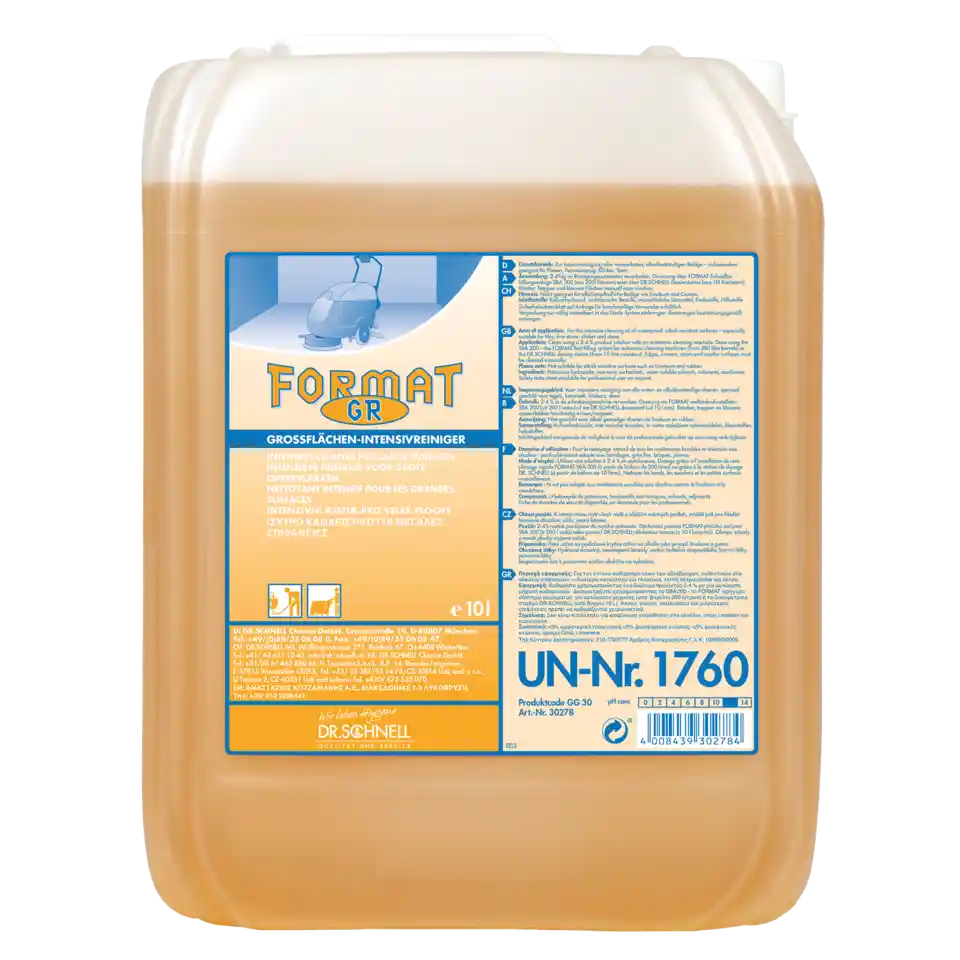 FORMAT GR Intensivreiniger für den Einsatz im Scheuersaugaut