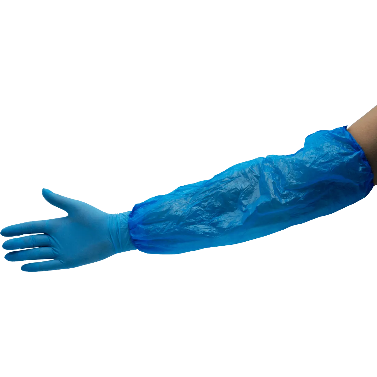 CPE-Ärmelschoner 100er Beutel, Blau