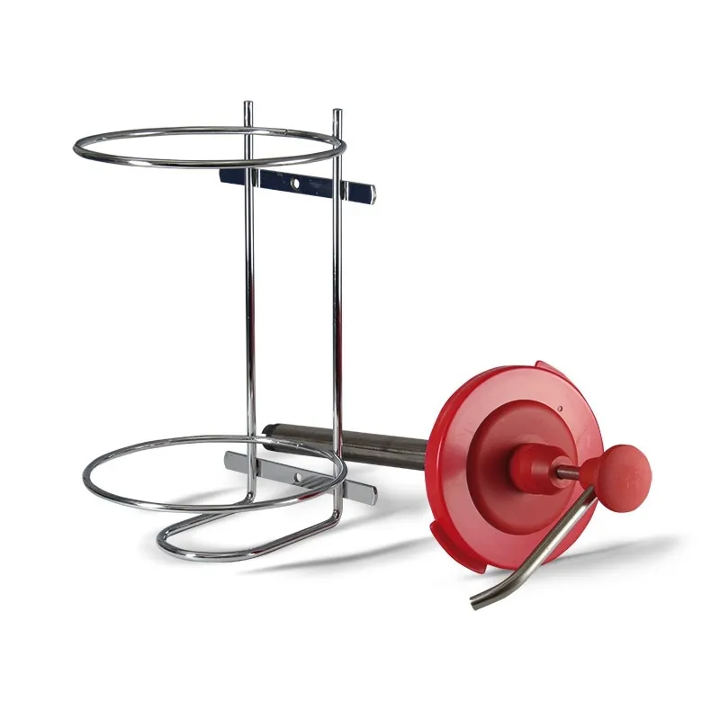 Dosierpumpe Edelstahl mit Wandhalterung für 4 Liter Kanne