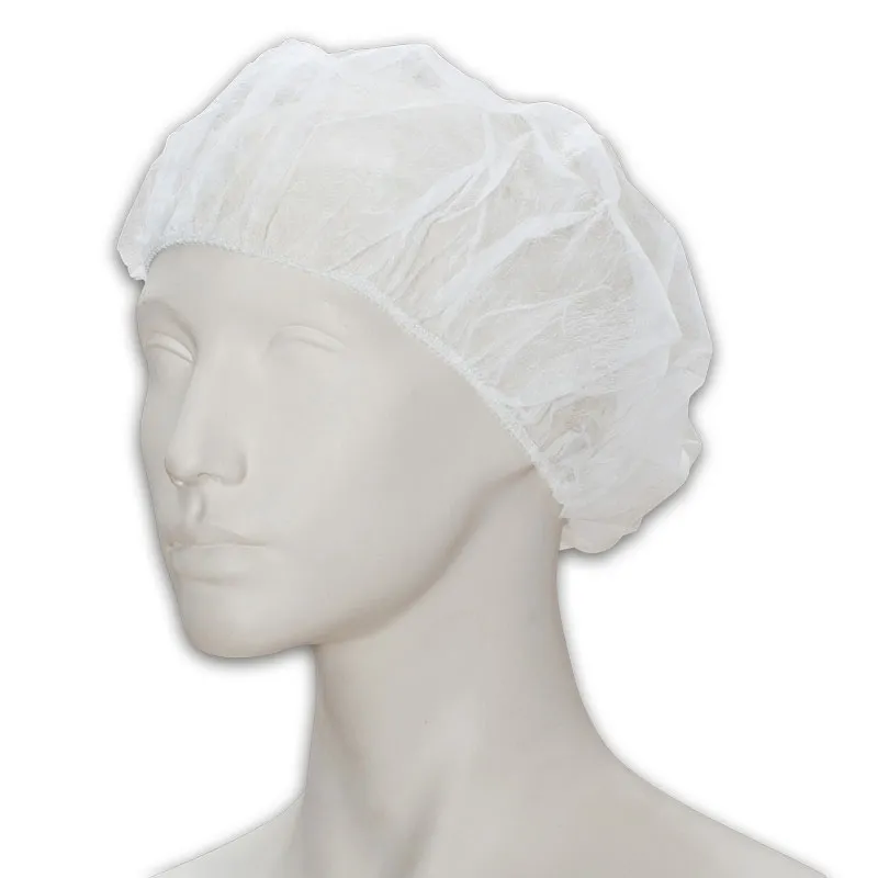 Vlieshaube Universal, weiss, ca. 58 cm Durchmesser, 100 Stk.