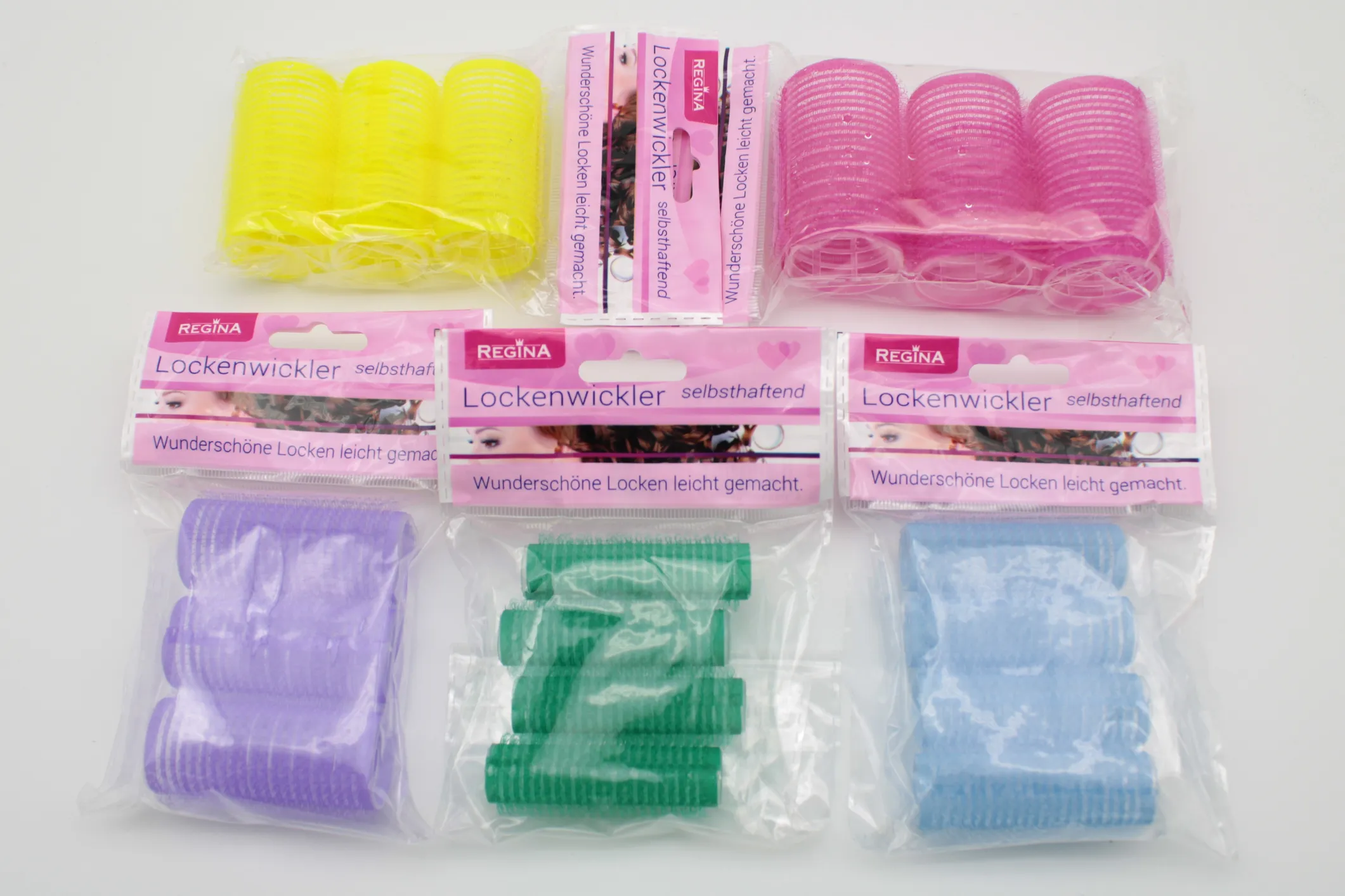 Lockenwickler selbsthaftend  5-fach sortiert