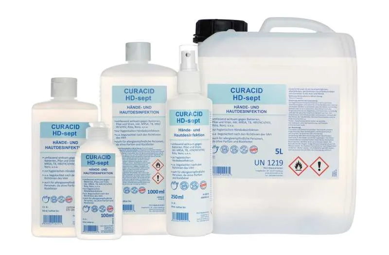 Hände-/Hautdesinfektion Curacid® HD-sept 500 ml