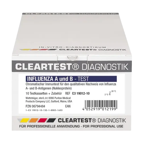 Cleartest Influenza A- und B-Antigenen