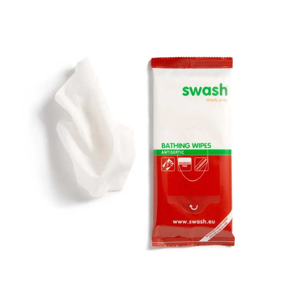 Swash Bathing Wipes Antiseptic, 7er- Packung 20 x 25