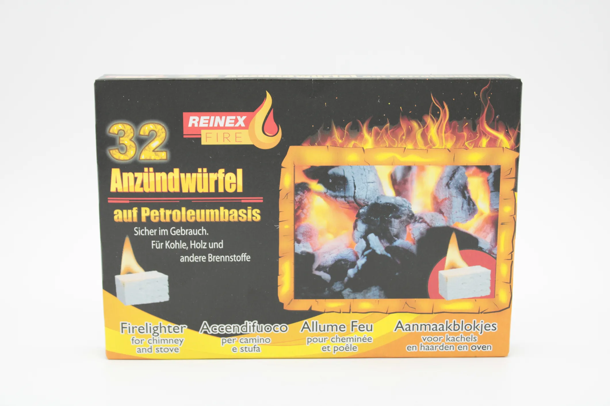 Anzündwürfel auf Petroleumbasis 32-er