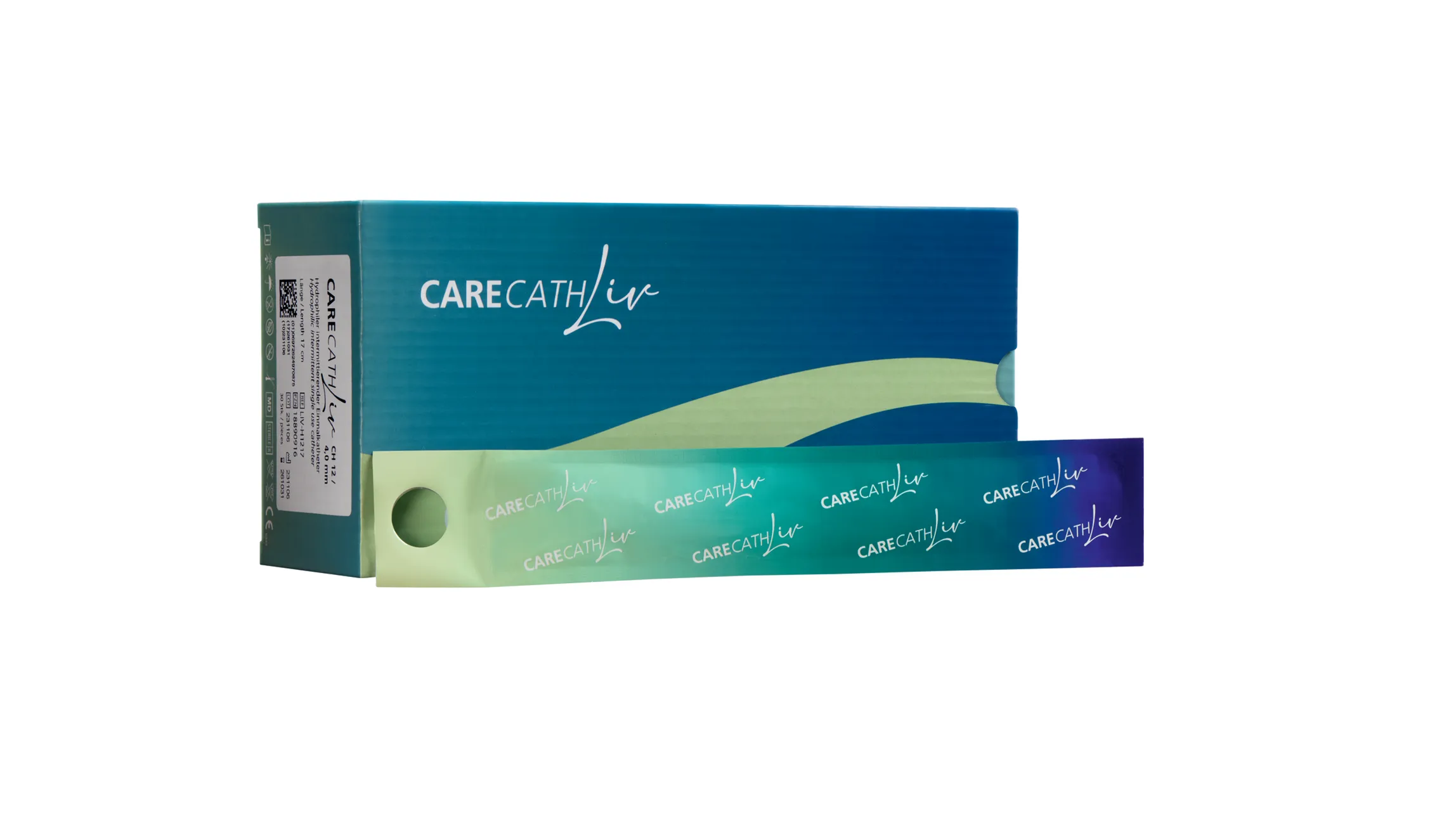 CARECATH Liv Hydrophiler ISK Einmalkatheter Nelatonspitze