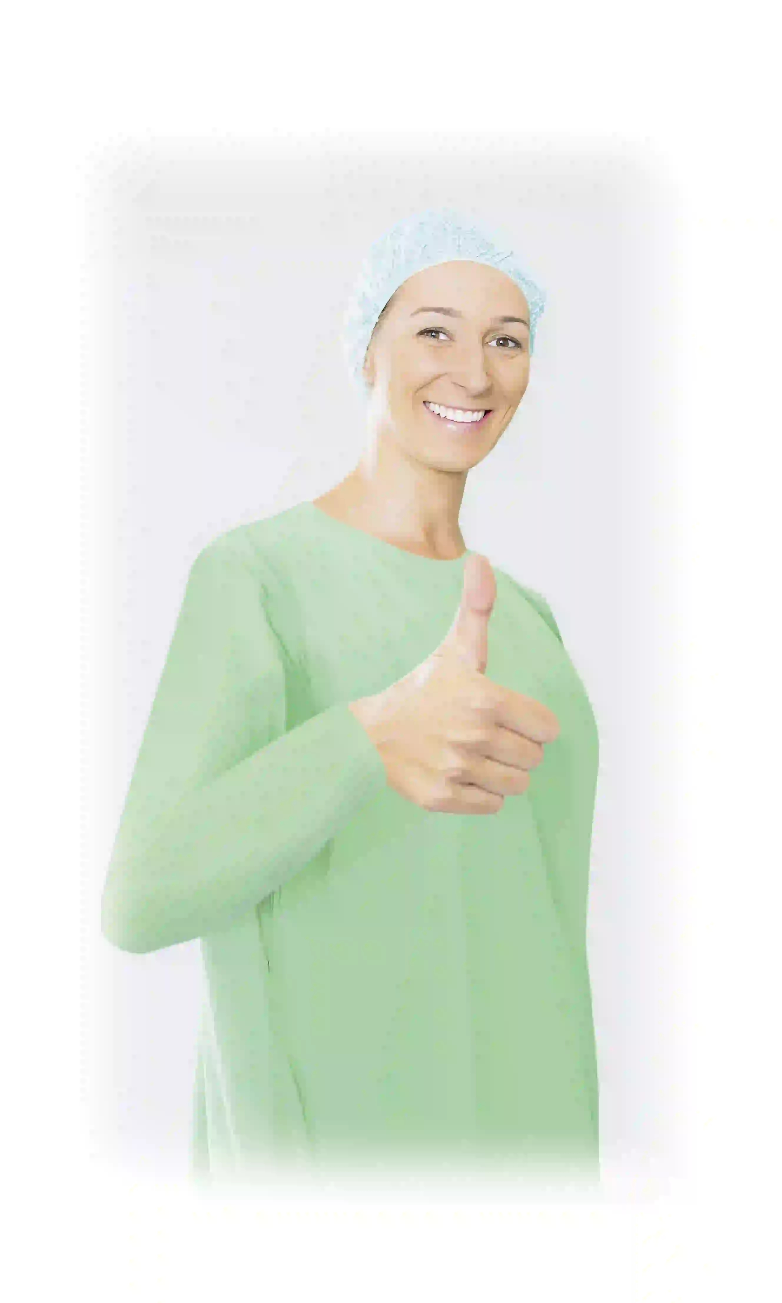 BeeSana® PP-Kittel 23 g, Schutzmantel mit Gummibändern