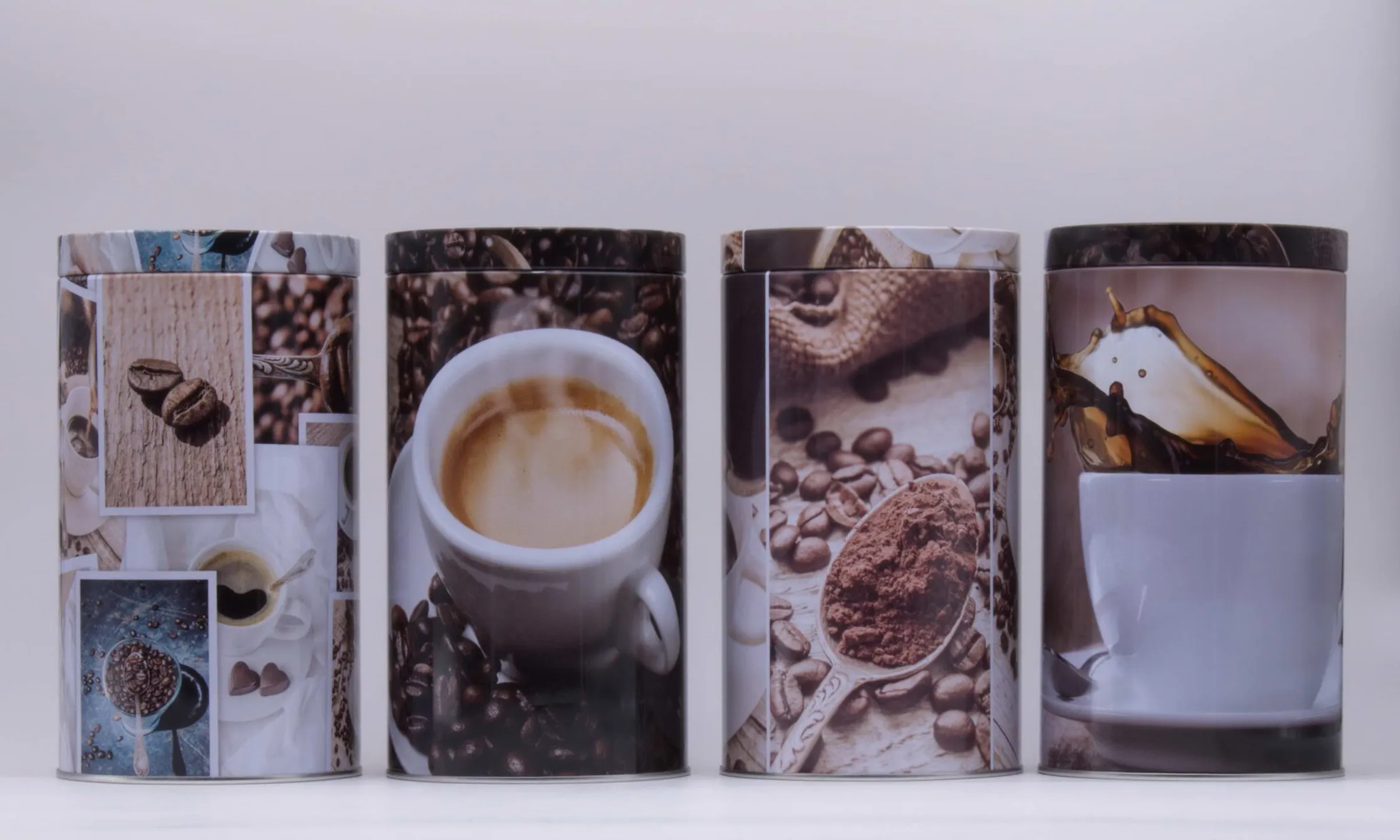 REINEX Kaffeedose 4 fach sortiert