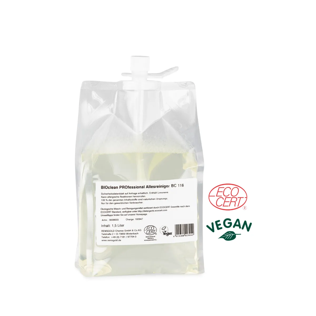 BIOclean Professional Allesreiniger BC 116 1,5 L