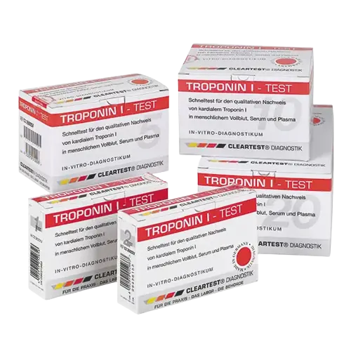 Cleartest Troponin I bei Verdacht auf Herzinfarkt