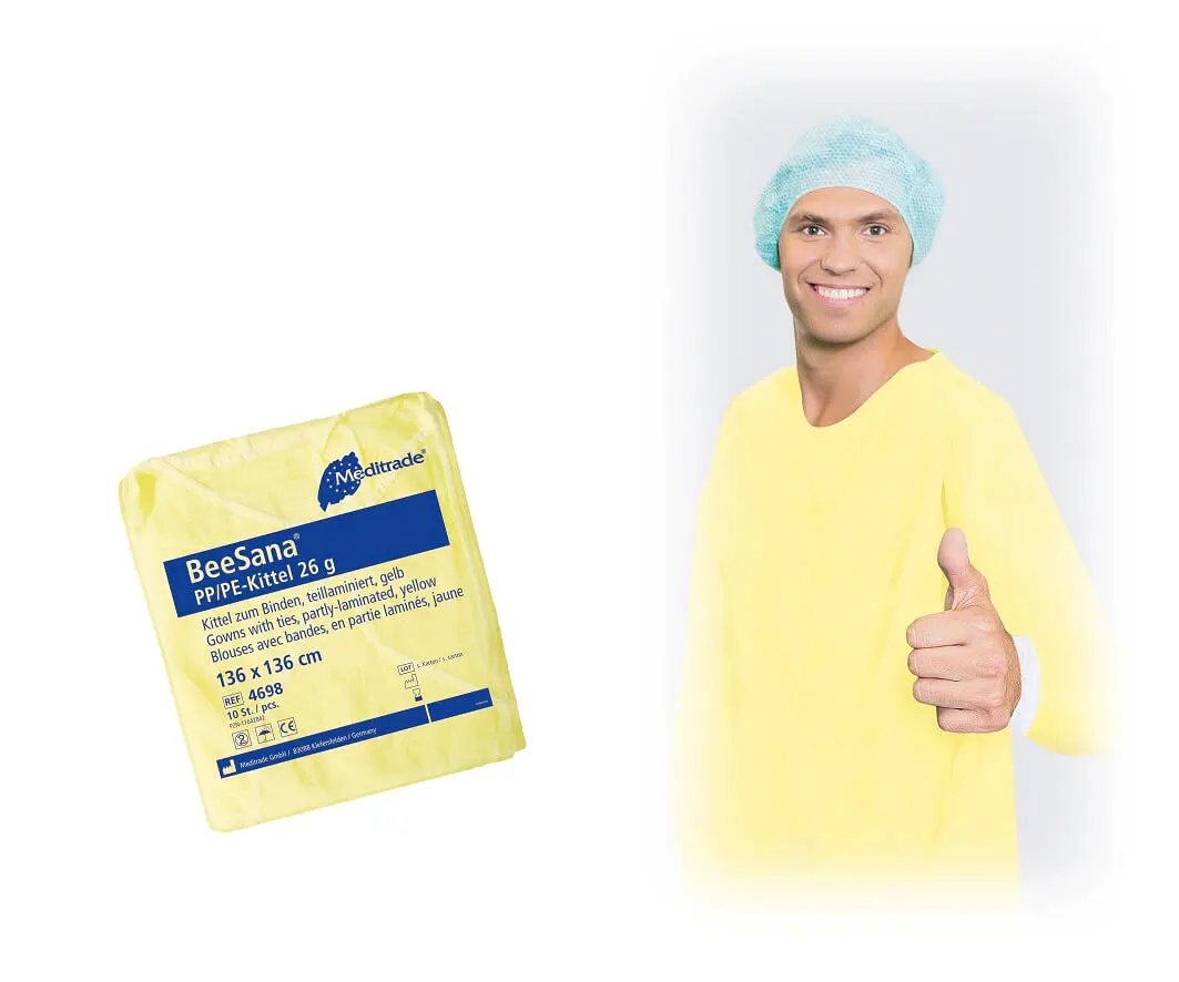 BeeSana® PP/PE-Kittel 26 g, gelb