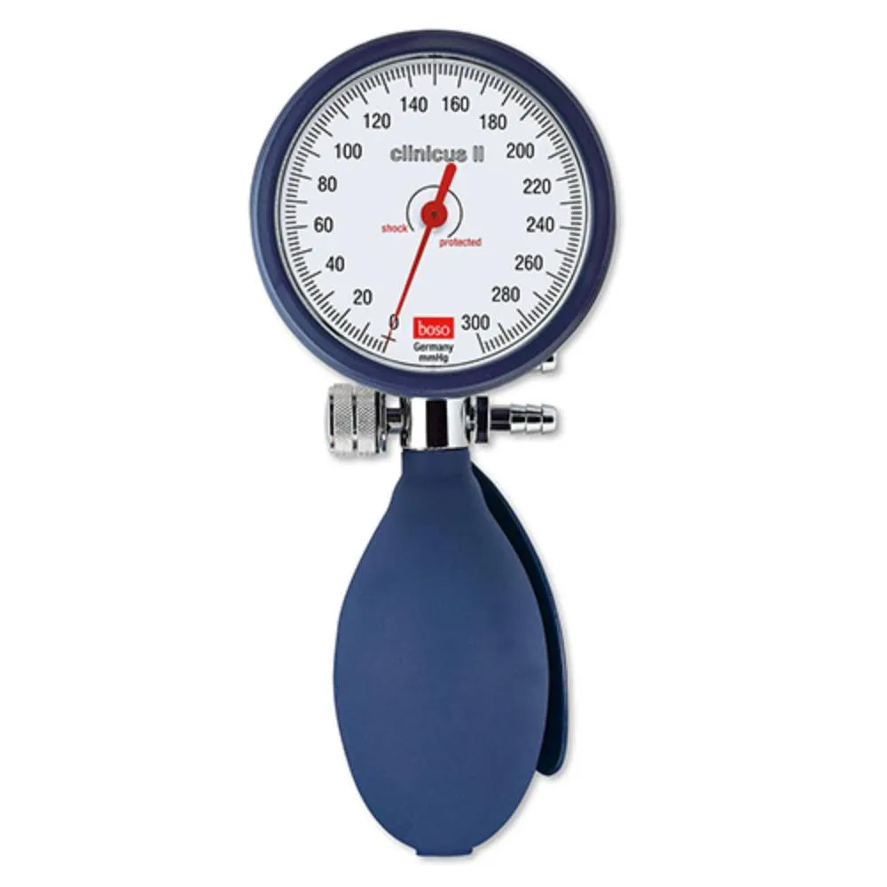 boso clinicus II (DM 60 mm) blau mit Klettenmanschette