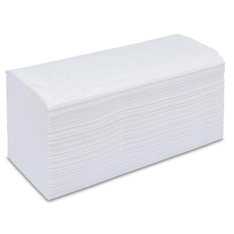 Falthandtuch V-Falz, weiss, 2-lagig, ca. 215 x 210 mm