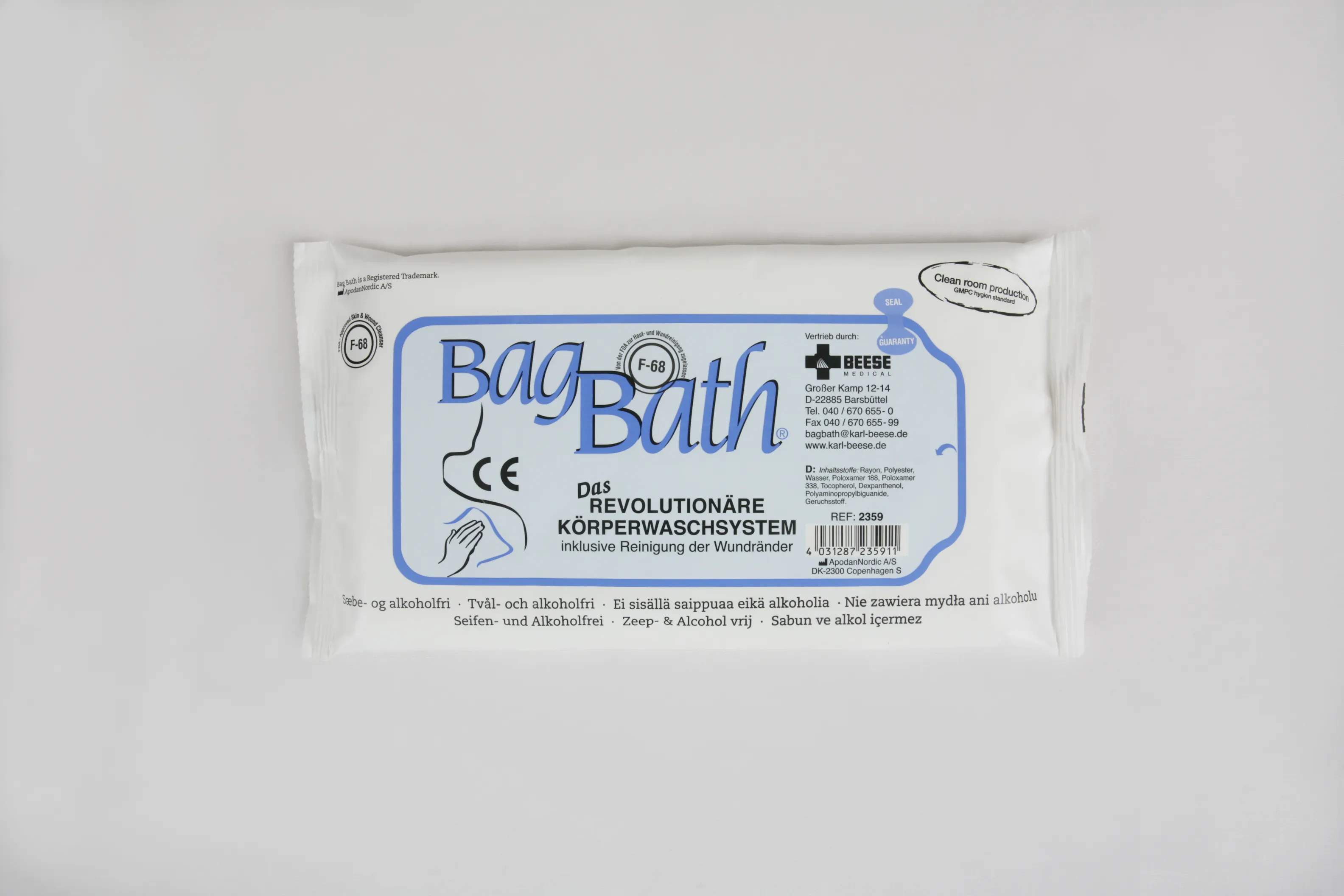 BagBath® Körperwaschsystem 8er-Pack