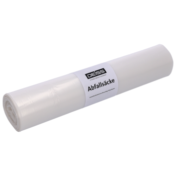 Abfallsäcke aus Recycling-LDPE 575x1000 mm, 70 l, transparen