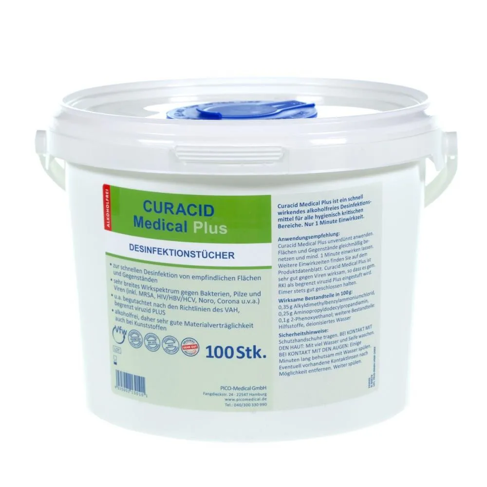 CURACID MEDICAL PLUS Desinfektionstücher