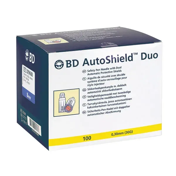 BD AutoShield Duo Sicherheits-Pen-Nadel 8mm
