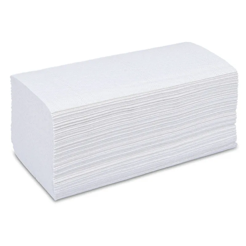 Falthandtuch V-Falz, weiss, 2-lagig, ca. 250 x 230 mm