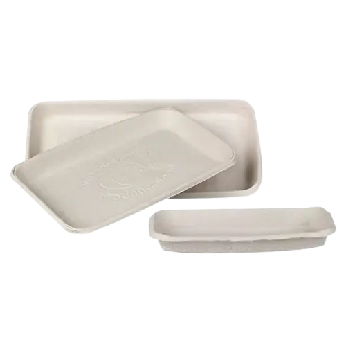 Einweg-Schalen aus Zellstoff 260x130mm Typ6 450 Stk