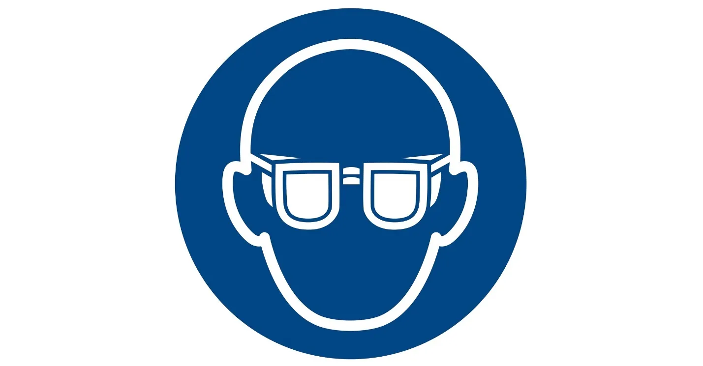 Gebotsschild „Augenschutz“ 200 mm X