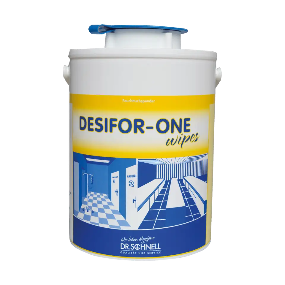 DESIFOR-ONE wipes und Spendereimer