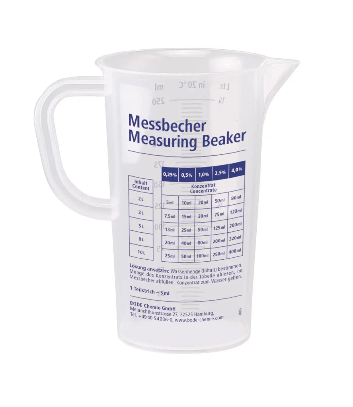 BODE Dosier- und Applikationshilfen - Auslaufhahn für