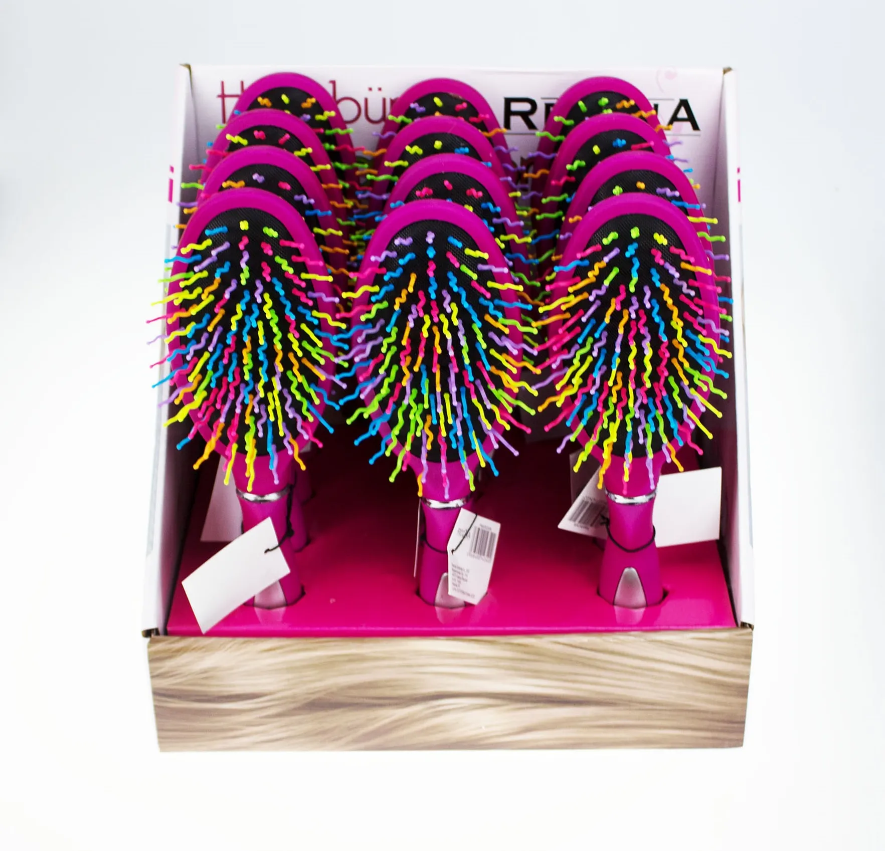 Haarbürste oval mit Farbborsten