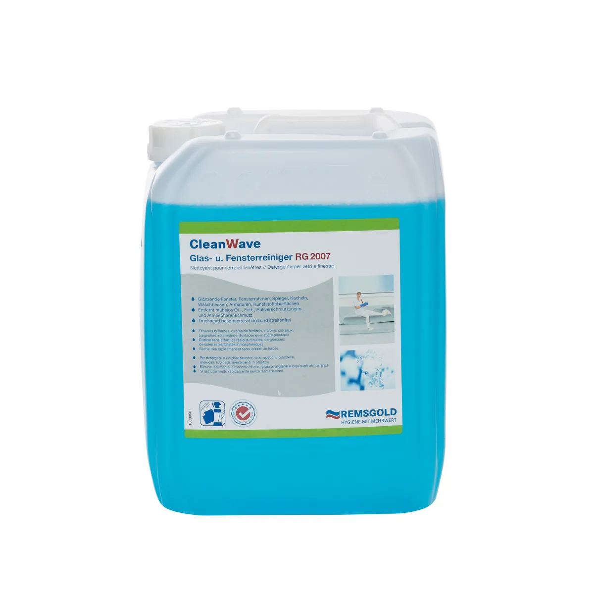 CLW Glas- u. Fensterreiniger RG 2007, 10 kg Kanister