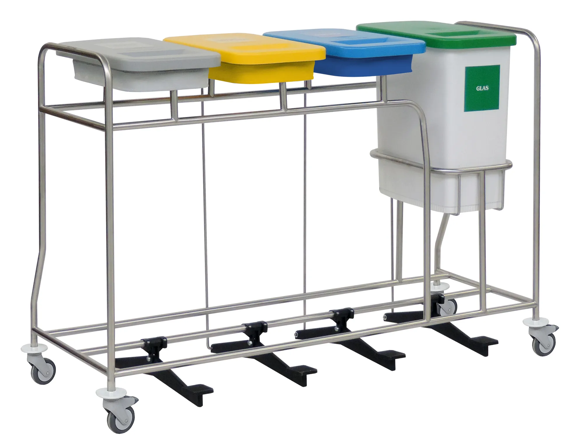 4-fach Sammler mit 1 Behälter