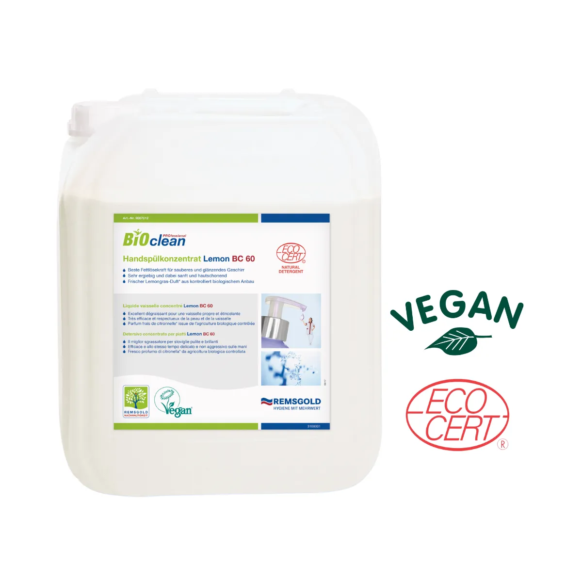 BCP Handspülkonzentrat Lemon BC 60, 10 kg Kanister