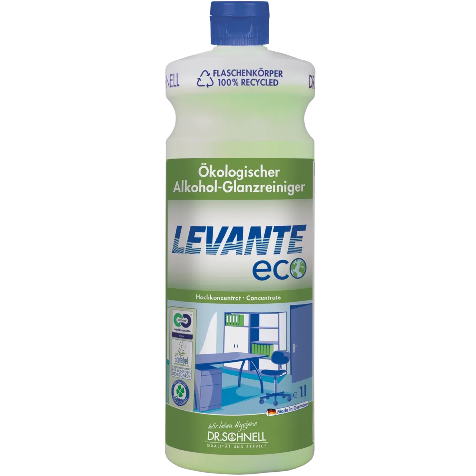 LEVANTE ECO Ökologischer Alkohol-Glanzreiniger