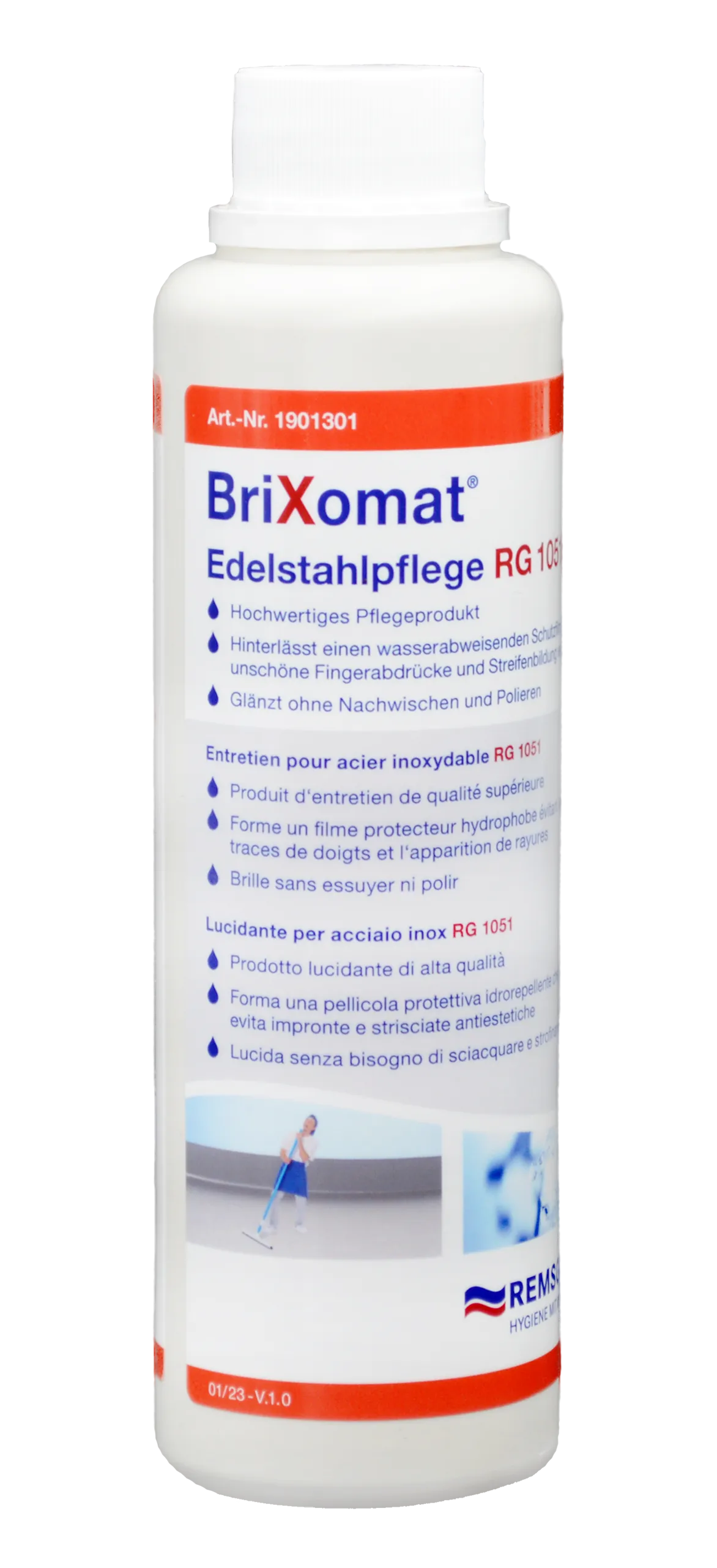 BriXomat Edelstahlpflege RG 1051, 250 ml Flasche