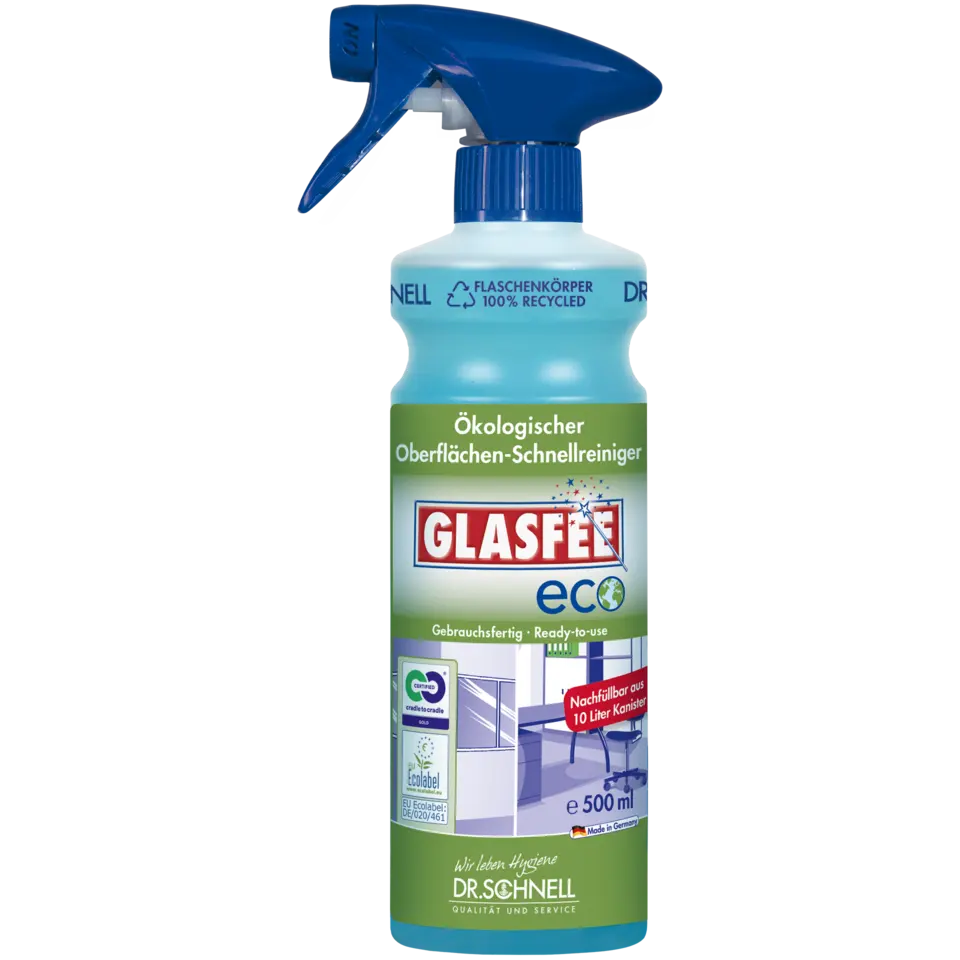 GLASFEE ECO Flasche mit Sprühkopf 500 ml
