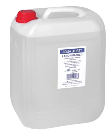 Aqua Bidest 10L Laborwasser