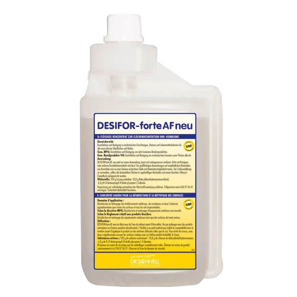 DESIFOR-forte AF neu Flächendesinfektion begrenzt viruzid PL