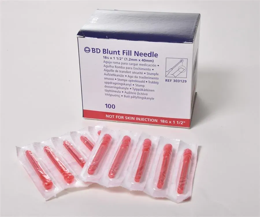 BD Blunt Fill Kanüle 18G 1 1/2"