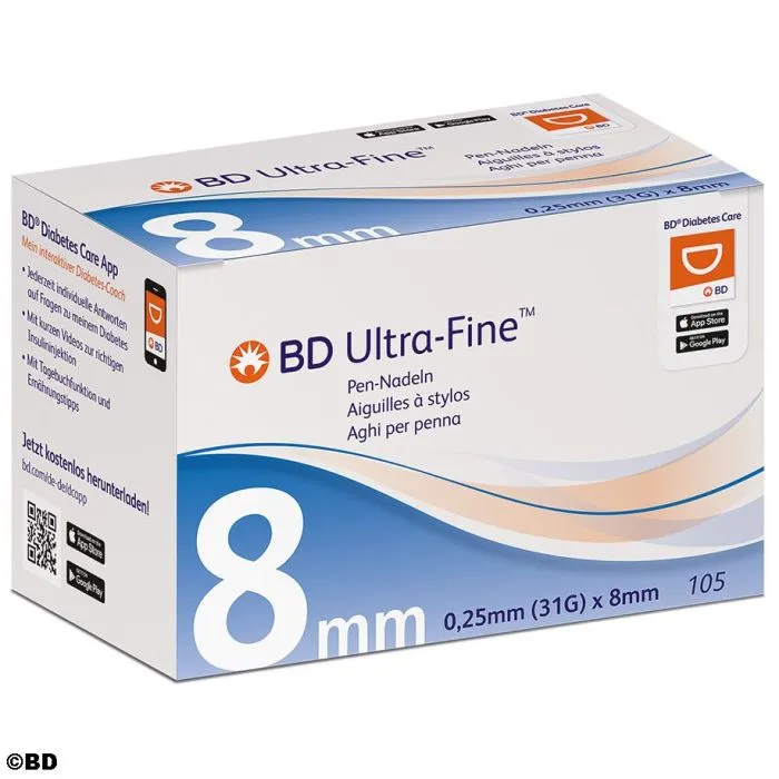 BD Ultra-Fine Pen-Nadeln 6mm 31G